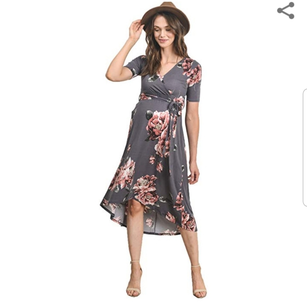 Hello Miz Maternity floral dress